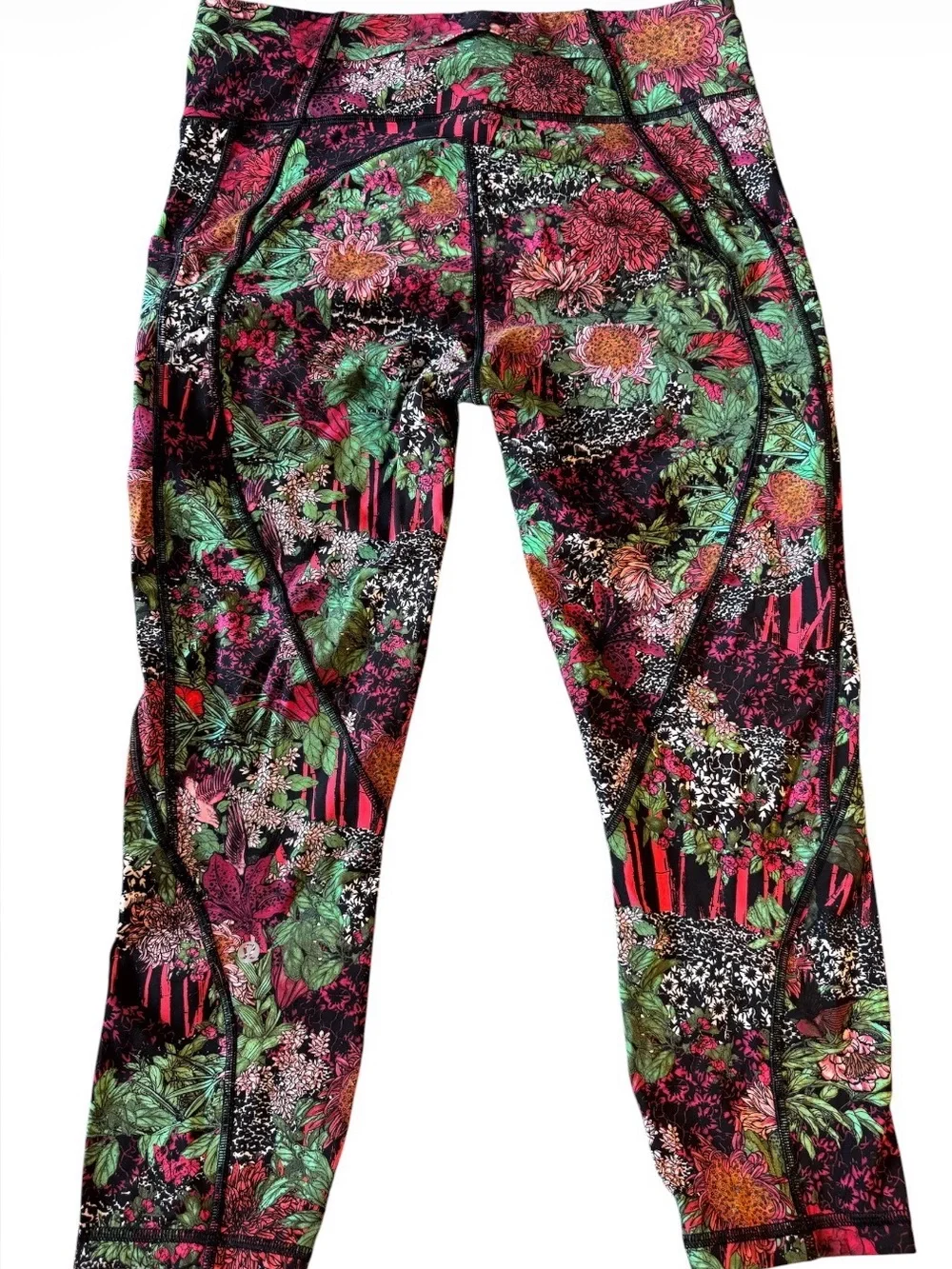 Lululemon Vibrant Floral Print Leggings